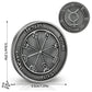 Key of Solomon Pentacle Talisman Coin Planetary Seal Amulet Occult Metal Tokens for Rituals,Spiritual Divination Gift Set