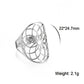 Unift Sacred Geometry Flower of Life Ring Adjustable Stainless Steel Ring Men Women Accessories Vintage Filigree Jewelry Gifts