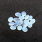 JH18-1 5/10Pcs Natural Crystal Palm Stone, 2cm Oval Shaped Raw Gemstone for Handheld Worry Stone Reiki Healing Massage Decor