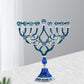 Hanukkah Star Menorah David Candelabra Candle Candlestick Holder Hand Paited Home Decoration Party Festival Candleholder Gifts