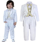 Baptism Outfit for Boys Kids Tuxedo Baby Christening Suit Toddler Wedding Ceremony Blessing Clothes Infant Winter Formal Set