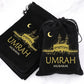 5pcs Gold Black Umrah Mubarak Bags Muslim Islamic Ramadan Kareem Iftar eid al-Fitr Decoration Keepsake Gift Present