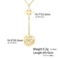 Double Amulet Protection Necklace witch Knot Pentagram Tetragrammaton Stainless Steel Protection Jewerly Wholesale