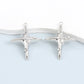 10pcs Silver Color Star Moon Cross Zinc Alloy Pendant For DIY Handmade Necklace Bracelet  Jewelry Making
