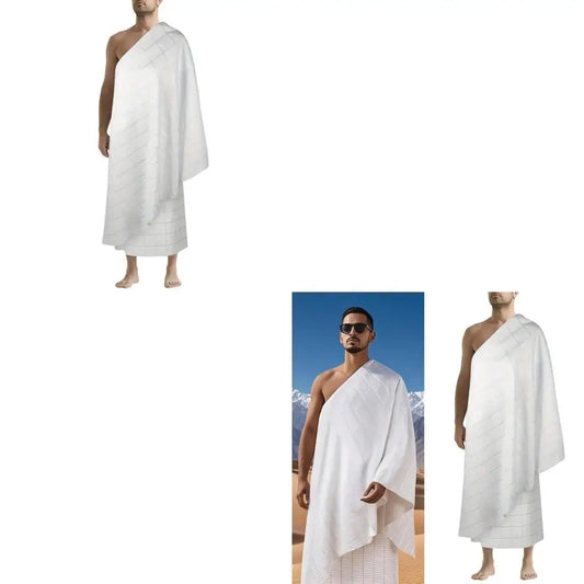 Ihram Towel Set Ahram Ehram for Hajj and Umrah Essentials Islamic Clothing