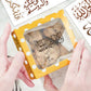 4sheets-50pcs Arabic Calligraphy Transparent Pvc Stickers,Islamic Phrases Design,Ramadan Decor Collection Labels For Gifts Wrap