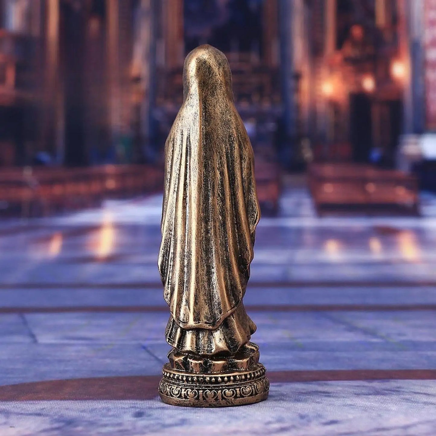 Virgin Mary Statue Blessed Virgin Mother Mary Sculpture for Bedroom Office