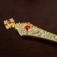 HTISOK Church Product Religion Accessory Gold Plated Orthodox Holy Water Spoon Religious Rituals for Church Decoration
