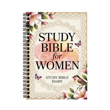 Women'S Bible Study-Christian Prayer Notebook, Floral Design Scripture Verses, Bible Writing, Prayer Journaling - Gift for Women