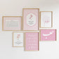 Ayatul Kursi Islamic Qur'an Verses Canvas Print Pink Muslim Arab Gallery Poster for Modern Home Decor Perfect Eid Al-Fitr Gift