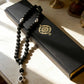 Tasbih Prayer Beads Hematite With Box Muslim Rosary Finger Counter Chapelet Tasbeeh Islamic Misbaha Handmade Sibha Ramadan Gift