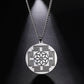 LIKGREAT Sri Yantra Mandala Pendant Necklace India Chakra  Meditation Spiritual Jewelry Stainless Steel Sacred Magic Talisman