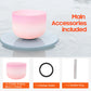 10 inch C Note Frosted Crystal Singing Bowl for Sound Healing Meditation Yoga Sound Healing