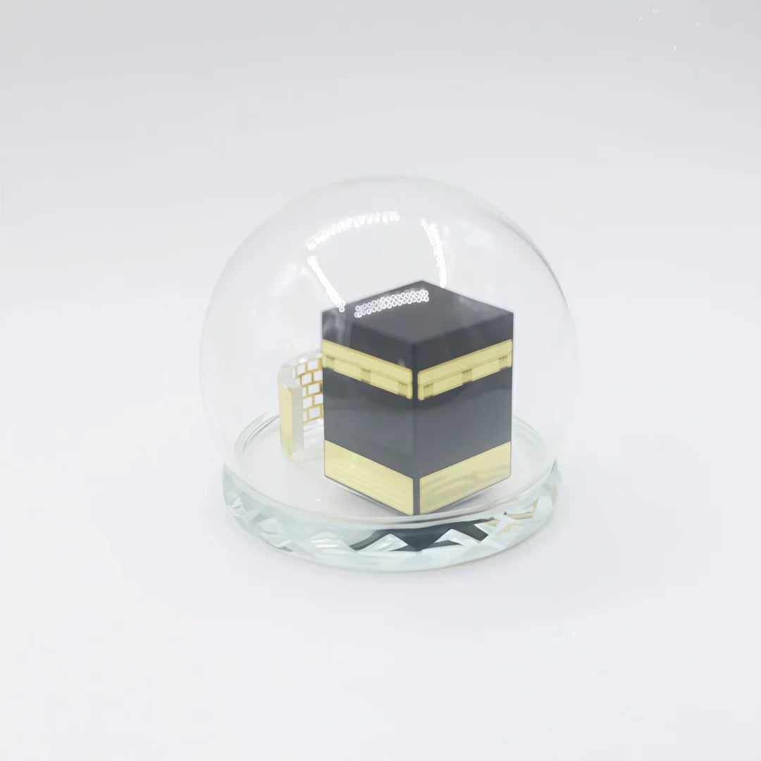 Muslim Crystal Gilded Kaaba Model Islamic Kaaba Replica Table Decor Islamic Home Vehicle Decor Islamic Building Gift
