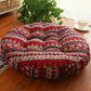 Thickened Round Cushion Cotton Linen Futon Bay Window Mat Tatami Cushion Ethnic Fabric Worship Mat Teahouse Yoga Floor Cushion