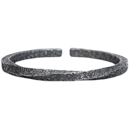 YIZIZAI Retro Mobius Bangle Bracelet Unisex Luxury Black Romantic Couple Jewelry Unique Personality Gift for Men & Women
