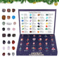 Christmas Advent Calendar Multi-Purpose Crystals Christmas Calendar Natural Healing Stone Calendar Christmas Countdown Gift
