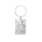 Dawapara Tarot Cards Keychains Stainless Steel Vintage Amulet Good Luck The Major Arcana Keyring Wiccan Jewelry