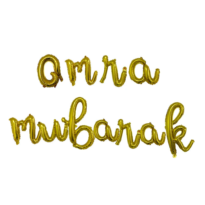 1set Moon Star Balloon Set for Muslim EID Mubarak Festival Home DIY Decoration Ramadan Kareem Kids Birthday Party Ballon Globos