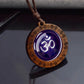 7 Chakra Glass Necklace Wood Pendant Meditation Healing Jewelry Indian Yoga Gift