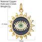 Bohemian Star Sun Moon Charms for Jewelry Making Cute Enamel Planet Gold Color Diy Earrings Necklace Bracelet High Quality