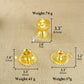 HTISOK Holy Water Bottle Gold Plated Communion Cup Religious Ceremonial Supplies Alloy Durable Church Rituals Use