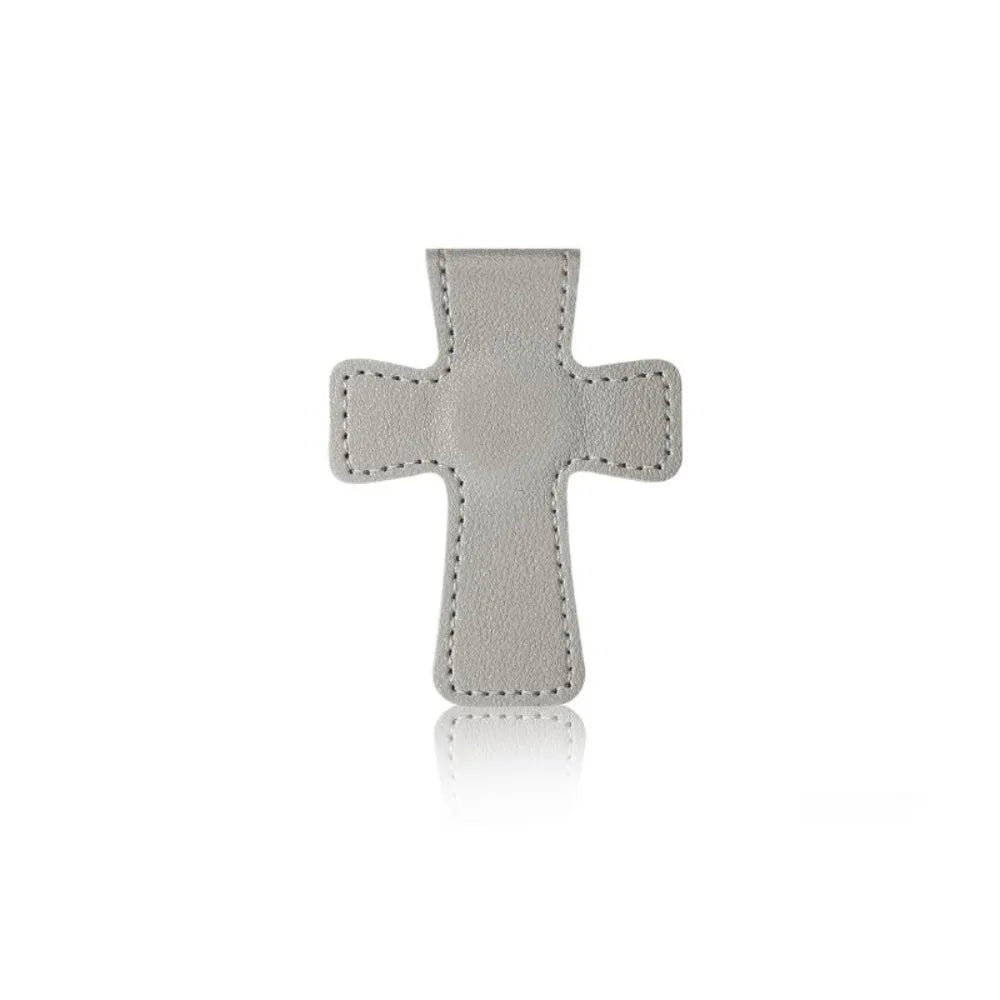 New Leather Bible Magnetic Bookmark Cross Gift Page Markers Double-Sided Page Clips Reading Supplies