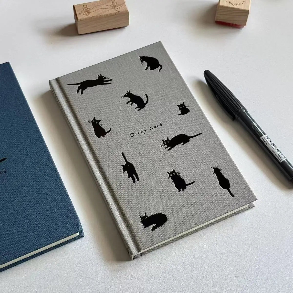 2026 Cute Cat Simple Time Management Weekly Planner Color Page Design Stylet Diary School Specific Notebook