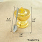 Holy Grail Communion Cup with Spoon Zinc Alloy Golden Cross Design Church Mass Supplies for Eucharist Religious Ceremonies