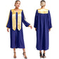 Women Church Clergy Robe Baptism Confirmation Officiant Costume Priest Preacher Dresses Choir Performance Praise Worship Dress