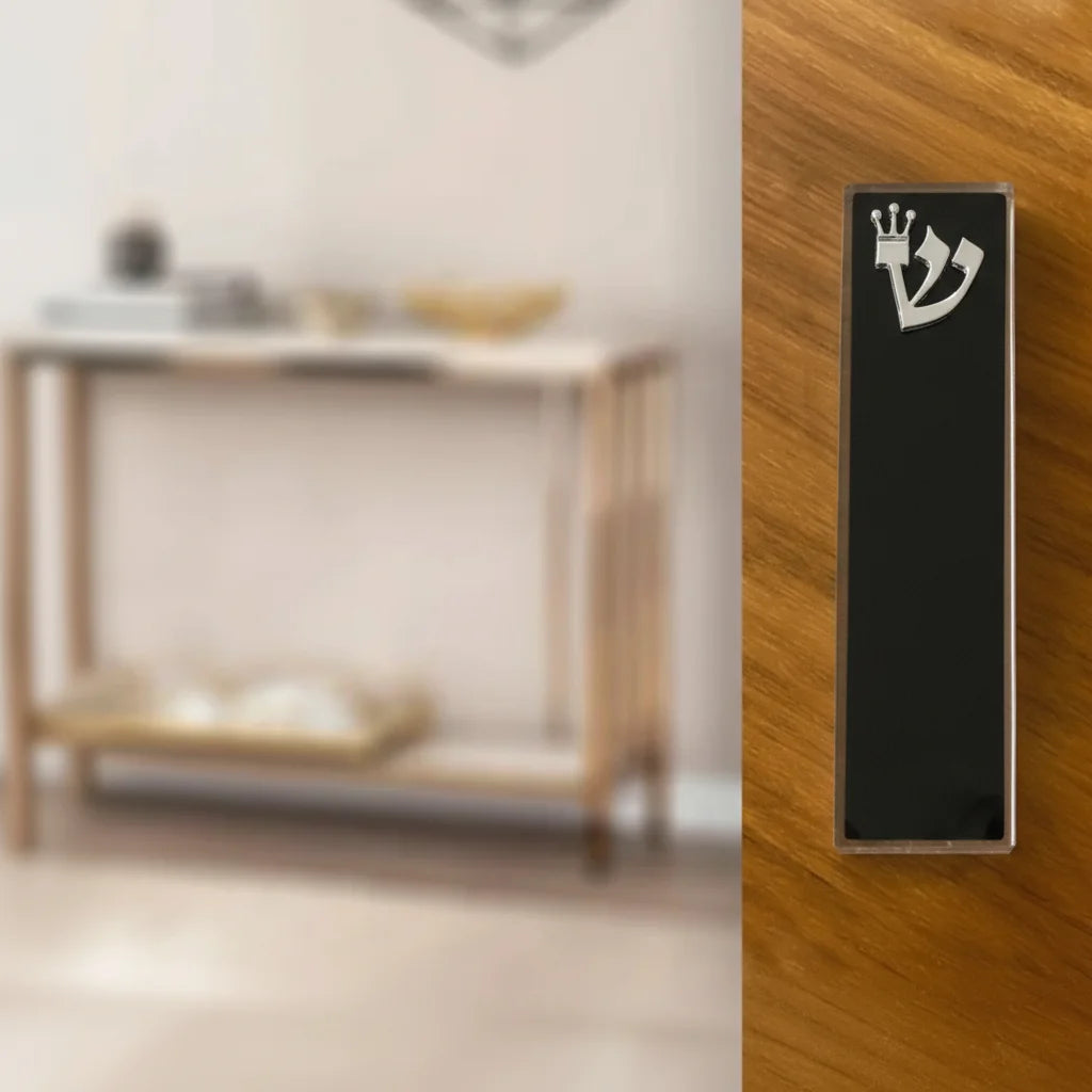 Custom Modern Mezuzah Case Acrylic 3D Cut Mezuzah Personalized Judaica Gift New Baby Gift New Home Gift Jewish Home Blessing