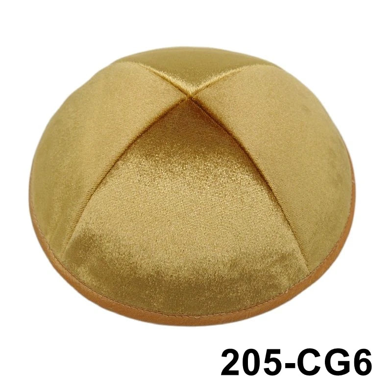 GIU 19cm Jewish Velvet Kippah Kippot Kipa Caps Skullies Beanies Yarmulke Kipot Dome For Wedding And Events