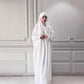 Eid Muslim Abaya Women Dresses Modest One Piece Long Robe Headscarf Jalabiya Ramadan Morocco Dubai Abayas Kaftan Islam Vestidos