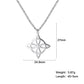 Double Amulet Protection Necklace witch Knot Pentagram Tetragrammaton Stainless Steel Protection Jewerly Wholesale