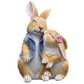 Pastoral Simulation Animal Resin Rabbit Couple Ornament Outdoor Garden Balcony Figurines Crafts Courtyard Accessories Decoration