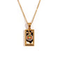 E.B.belle Original New Tarot Queen Lover Magician Moon Necklace Tarnish Free Stainless Steel Jewelry 18K Gold Plated Decoration