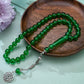 1 Islamic prayer counting bracelet | 45 acrylic beads | Rotatable silver Arabic pattern pendant | Unisex prayer tool