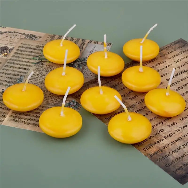 10 Pieces/Pack Floating Candles Festival Supplies Candles Release Wishing Candles Wax Wedding Props