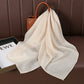 90*90cm Thin Soft Square Scarves for Women Simplicity Solid Color Cotton Linen Headscarf Muslim Female's Hijabs Bag Accessories