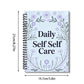 1PC Elegant Light Purple Daily Self Care Mood Journal, Suitable For Daily Mindfulness Practice, Relaxing Self Reflection Session