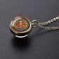 Sacred Geometry-Metatron's Cube Necklaces Sri Yantra Mandala Double Side Glass Ball Pendant Necklace Buddhist Yoga Jewelry Gift
