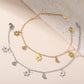 Skyrim Jewish Star of David Charm Bracelet Women Stainless Steel Adjustable Hexagram Clear Zircon Bracelets Jewelry Wholesale