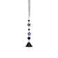 1Pcs Mushroom Car Hanging Ornament with Evil Eye Charms Black Red Mushroom Evil Eye Car Mirror Hanging Accessories