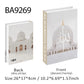 Islamic Mosque Luxury Fake Book Storage Box Kaaba Decorative Books Home Decor Coffee Table Bedroom Ornament Interior Decoration