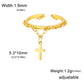 LIKGREAT Star of David Ring Jewish Hang Pendant Rings Stainless Steel Tetragram Cross Jewelry Jewish Gift for Women Men Gifts