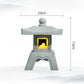 New Mini Pagoda Lantern Light Garden Statue Decorative Sand Stone Micro Landscape Lamp Zen Yard Miniature Bonsai