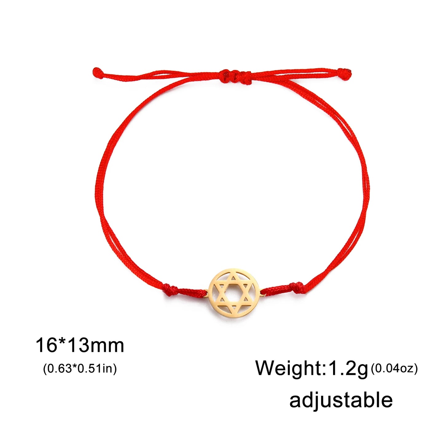 Skyrim Star of David Map Charm Bracelet Women Men Stainless Steel Adjustable Box Chain Bracelets Jewish Jewelry Gift Wholesale