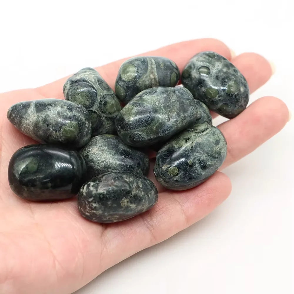 Natural Tumbled Stones Bulk Polished Moonstone Rocks Gemstones Assorted Healing Crystals for Home Garden Tank Aquarium Decor
