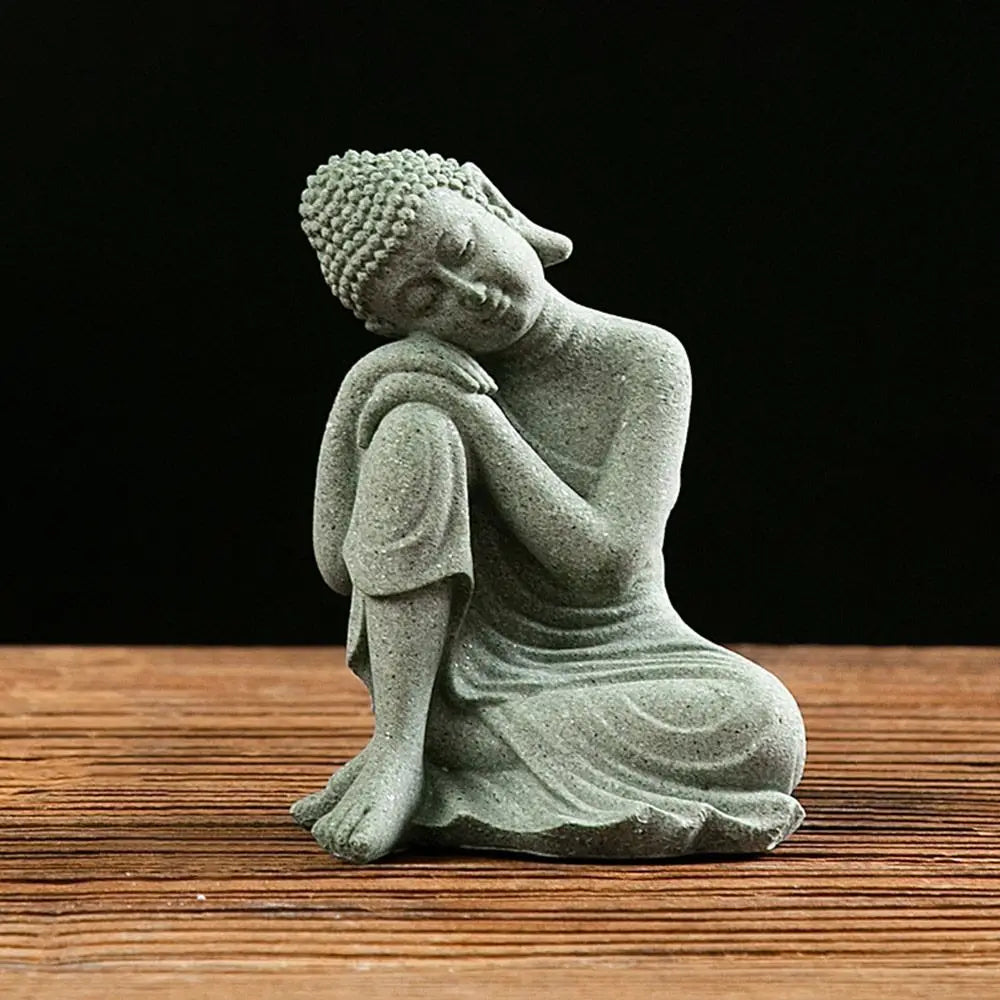 Office Table 9.84inch Buddha Statue Resin Large Meditation Buddha Buddha Figurine for Living Room