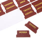 1 Set Bible Book Tabs Portable Leather Index Tabs Creative Design Bible Study Accessories Comfortable Hand Feeling